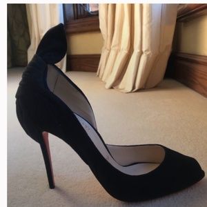 Black suede Christian Louboutin size 37